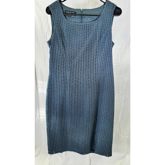 Jones NY Dresses & Skirts - JONES‎ NY SLEEVELESS SCOOP NECK COTTON TANK DRESS, Blue, Size 6, MSRP $79